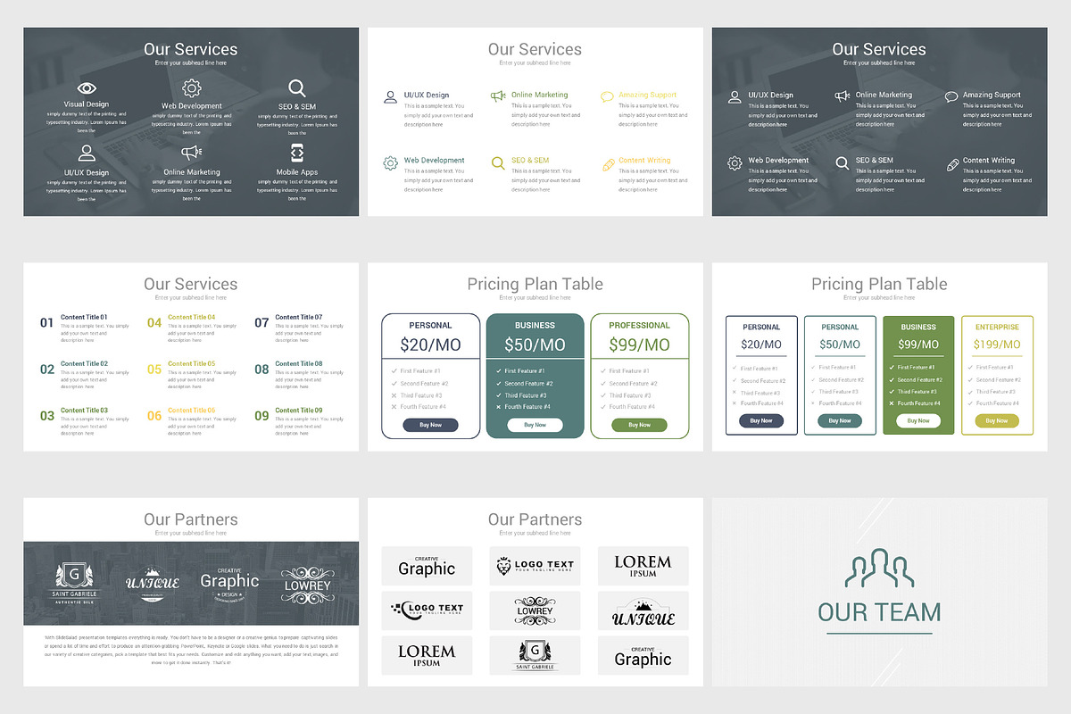 Minimal Google Slides Template, a Presentation Template by SlideSalad (Photo 10 of 21)