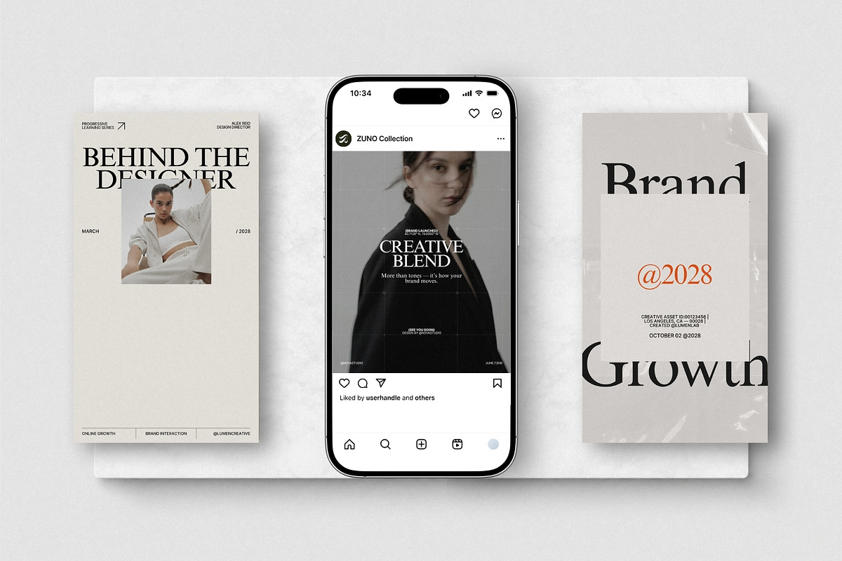 ZUNO | Social Media Kit Bundle, a Social Media Template by The Aesthetic Studio (Photo 5 of 10)