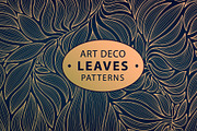 Art Deco Leaves Patterns, a Pattern Graphic by Marylia (Thumbnail 1 of 13)