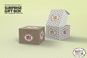 Surprise Gift Box Packaging Mockup, a Cups & Container Mockup by INCDesign (Thumbnail 2 of 6)