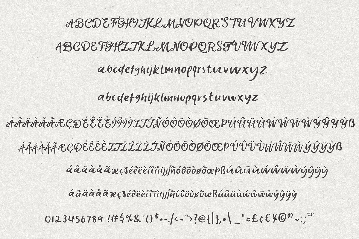 Lily Muse Handwritten Font, a Handwritten Font by The Gelato Type (Photo 19 of 20)