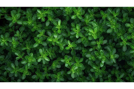 Aromatic Thyme Herbs Horizontal, an Abstract Photo by Visual Generation