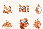 Cozy Autumn Clipart Bundle, an Object Illustration by BusyDaydesign (Thumbnail 6 of 9)