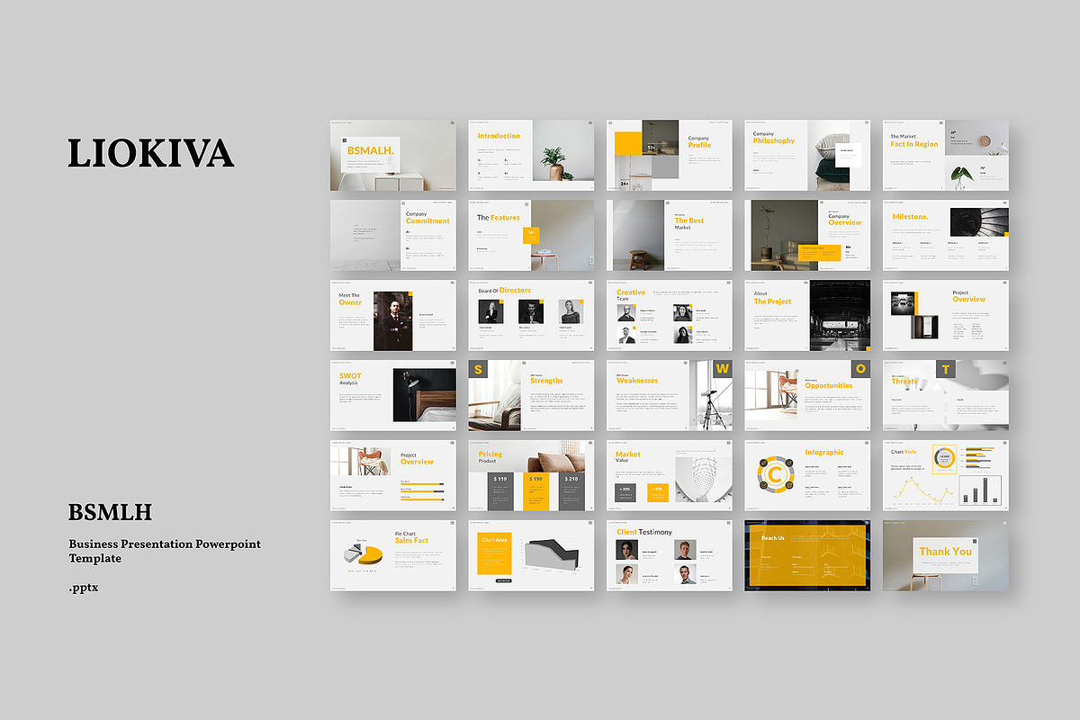 BSMLH Powerpoint Template, a Presentation Template by LIOKIVA Studio