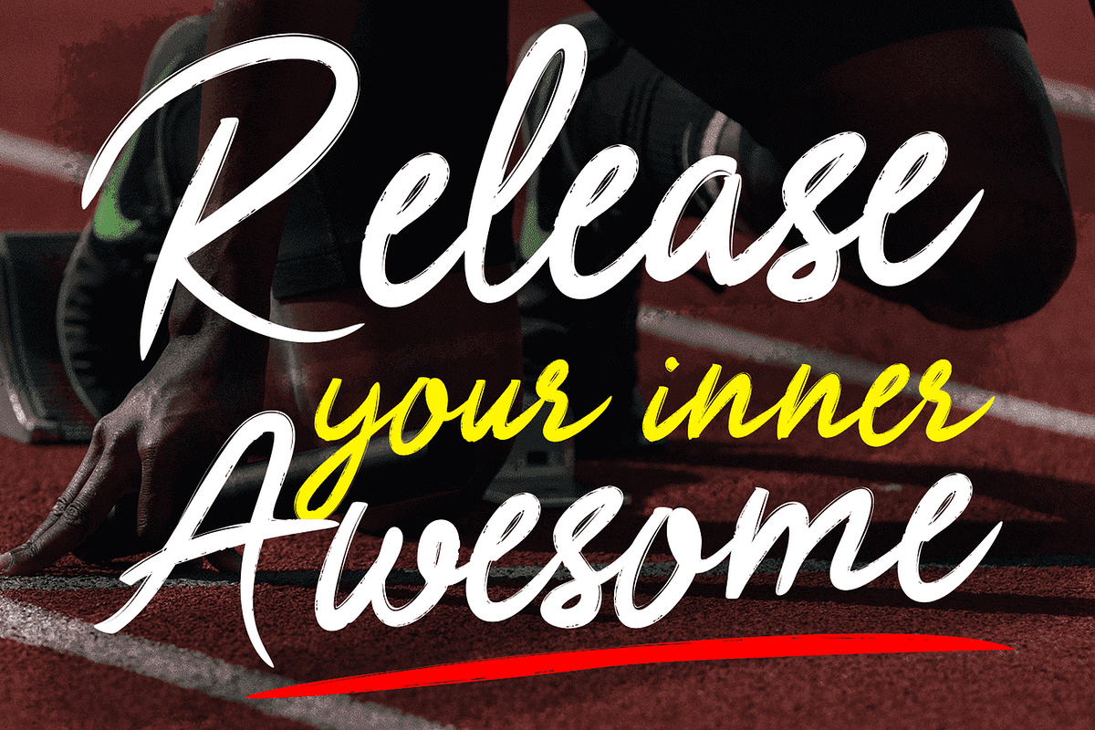 Versatile Azalea Brush Font, a Handwritten Font by Letterhanna Studio (Photo 11 of 15)
