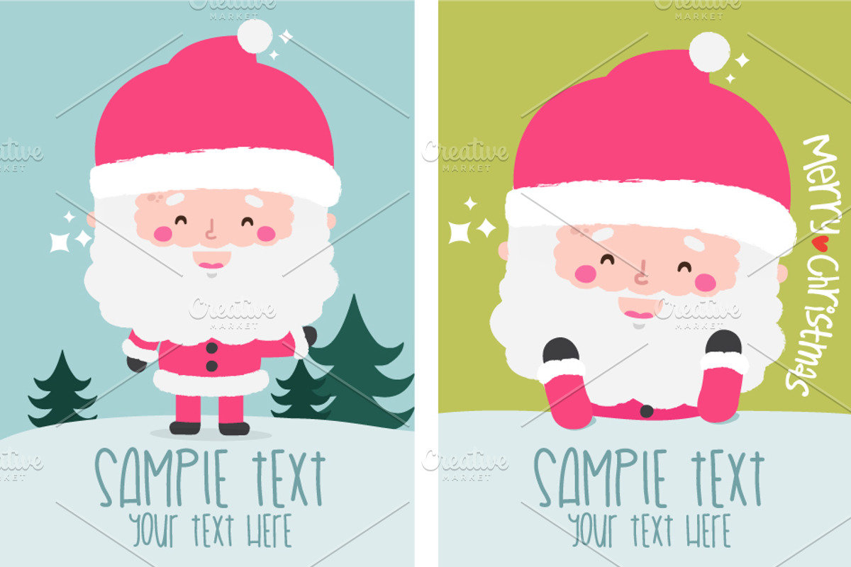 Pack Santa Claus, a Texture Illustration by himoki (Photo 2 of 5)