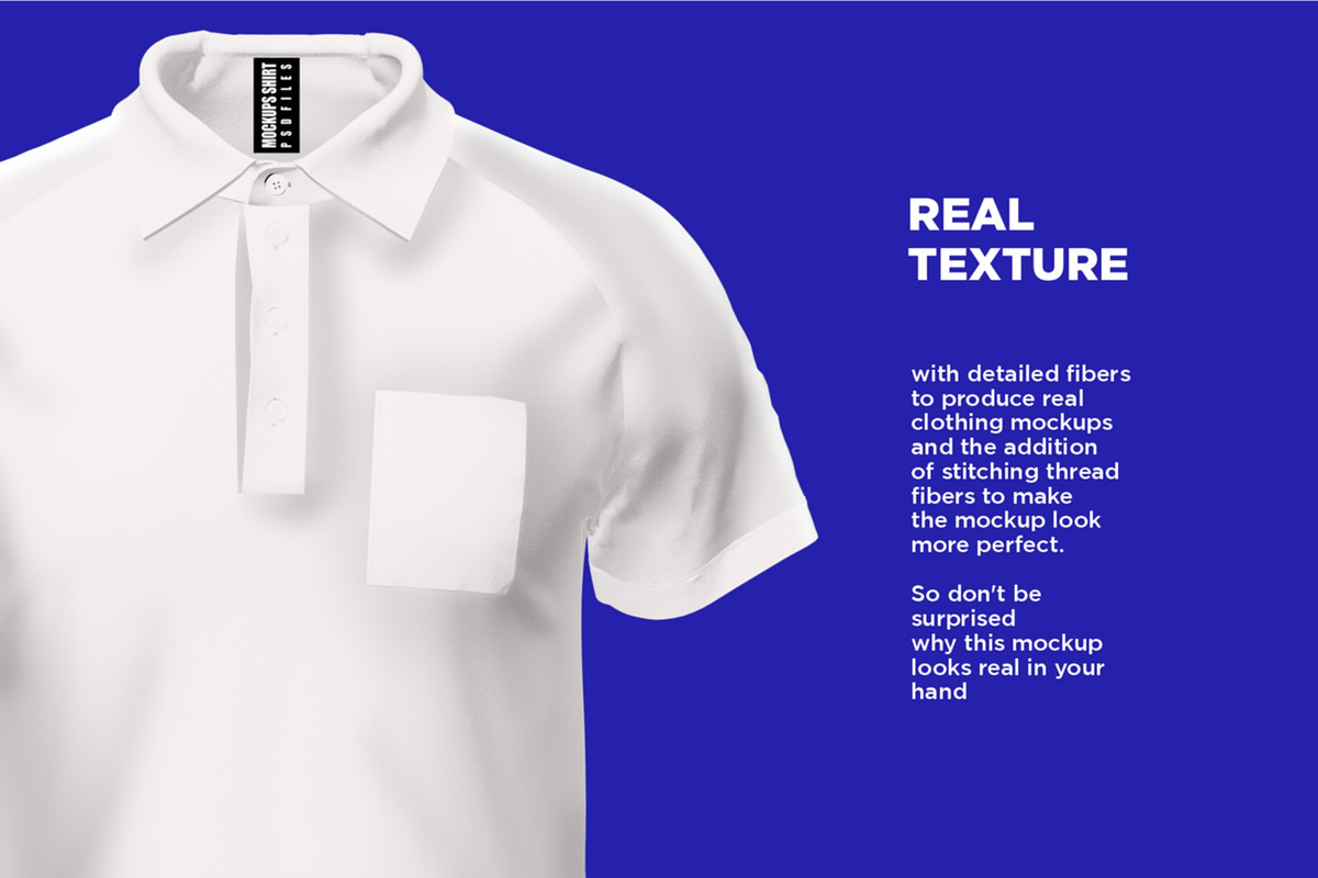 Polo T-Shirt Mockup, a Shirt Mockup by image touch (Photo 2 of 5)