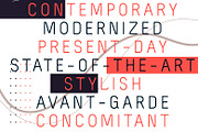 Geomatrik, a Sans Serif Font by GBAstudio (Thumbnail 6 of 7)