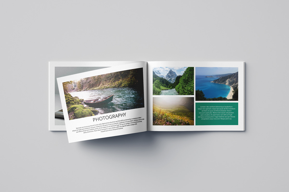 Landscape Portfolio Template, a Brochure Template by Template Shop (Photo 9 of 11)