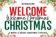 Welcome Christmas, a Slab Serif Font by Aura Typeface (Thumbnail 1 of 8)