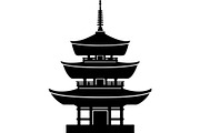Pagoda Temple Silhouette, an Object Graphic by Designer_Momina (Thumbnail 20 of 20)
