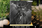 Male Blue Wild Beast Steampunk, a Background Graphic by LaseredNinja (Thumbnail 6 of 7)