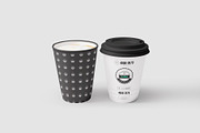 Coffe Paper Cups Mock-up 2, a Cups & Container Mockup by Nevada63 (Thumbnail 3 of 4)