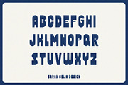 Hightide | Bold & Funky Display Font, a Sans Serif Font by Sarah Celia Design (Thumbnail 2 of 5)