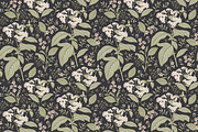 Seamless Flowers heliotrope pattern, a Pattern Graphic by Vintage (Thumbnail 4 of 16)