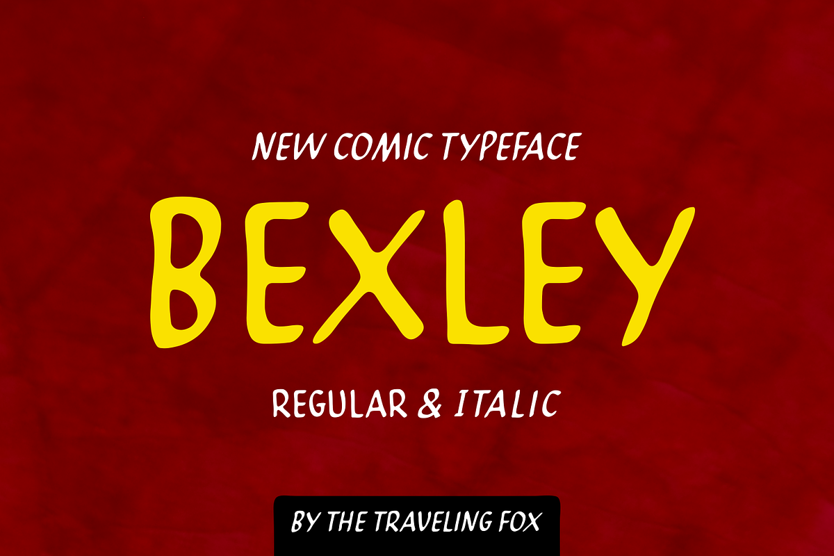 Bexley - Comic Typeface preview 2