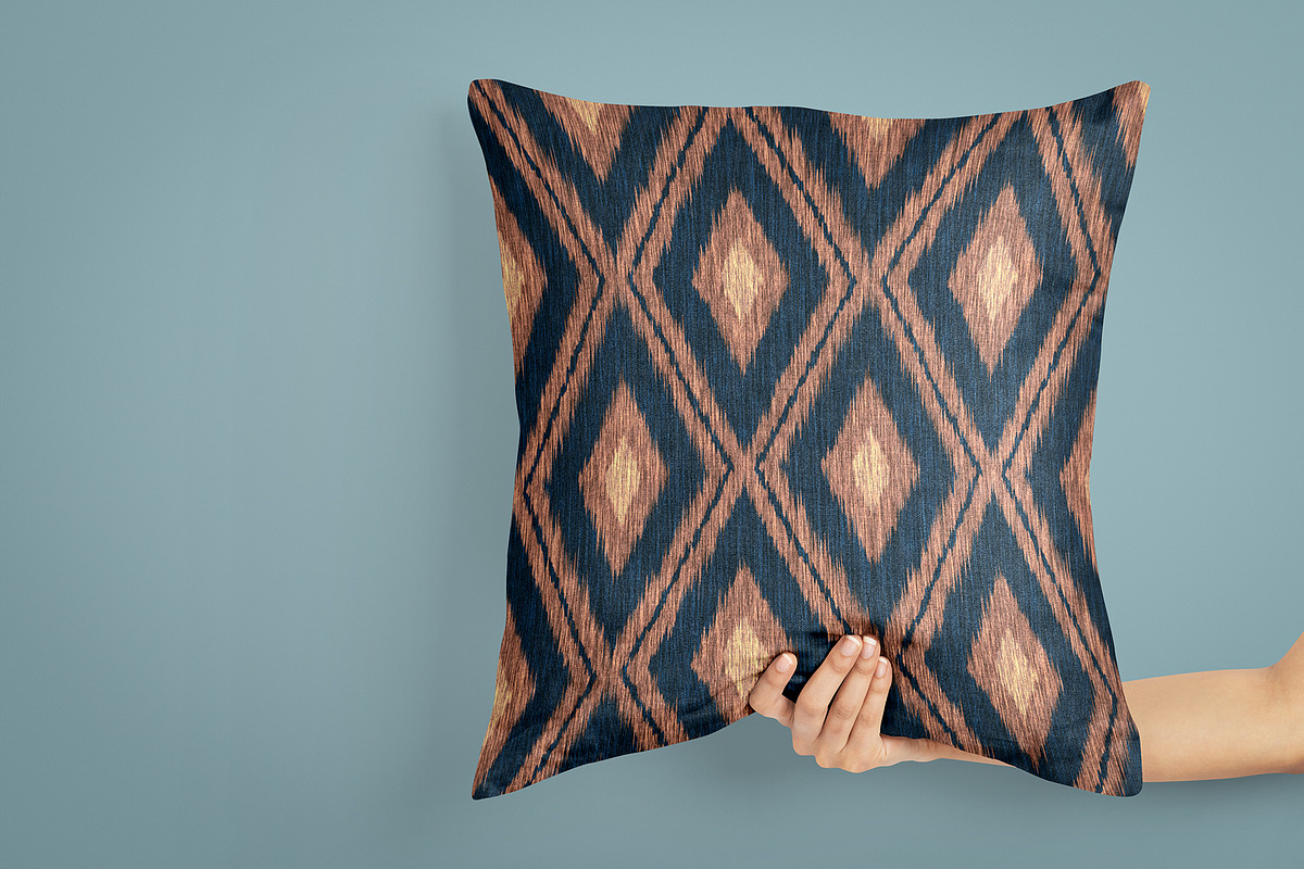 Seamless Ikat Diamond Boho Pattern, a Pattern Graphic by Sir13 (Photo 6 of 8)