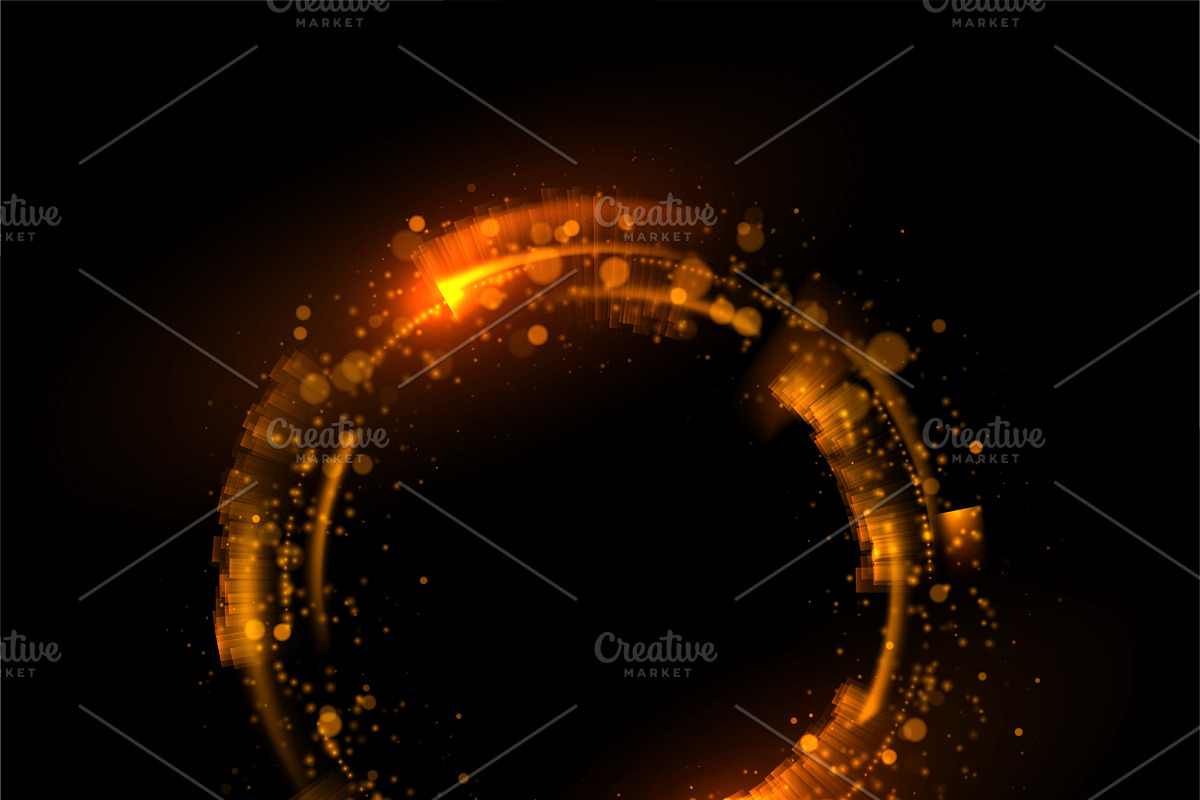 Abstract glowing circles, a Wallpaper Graphic by majcot (Photo 2 of 6)