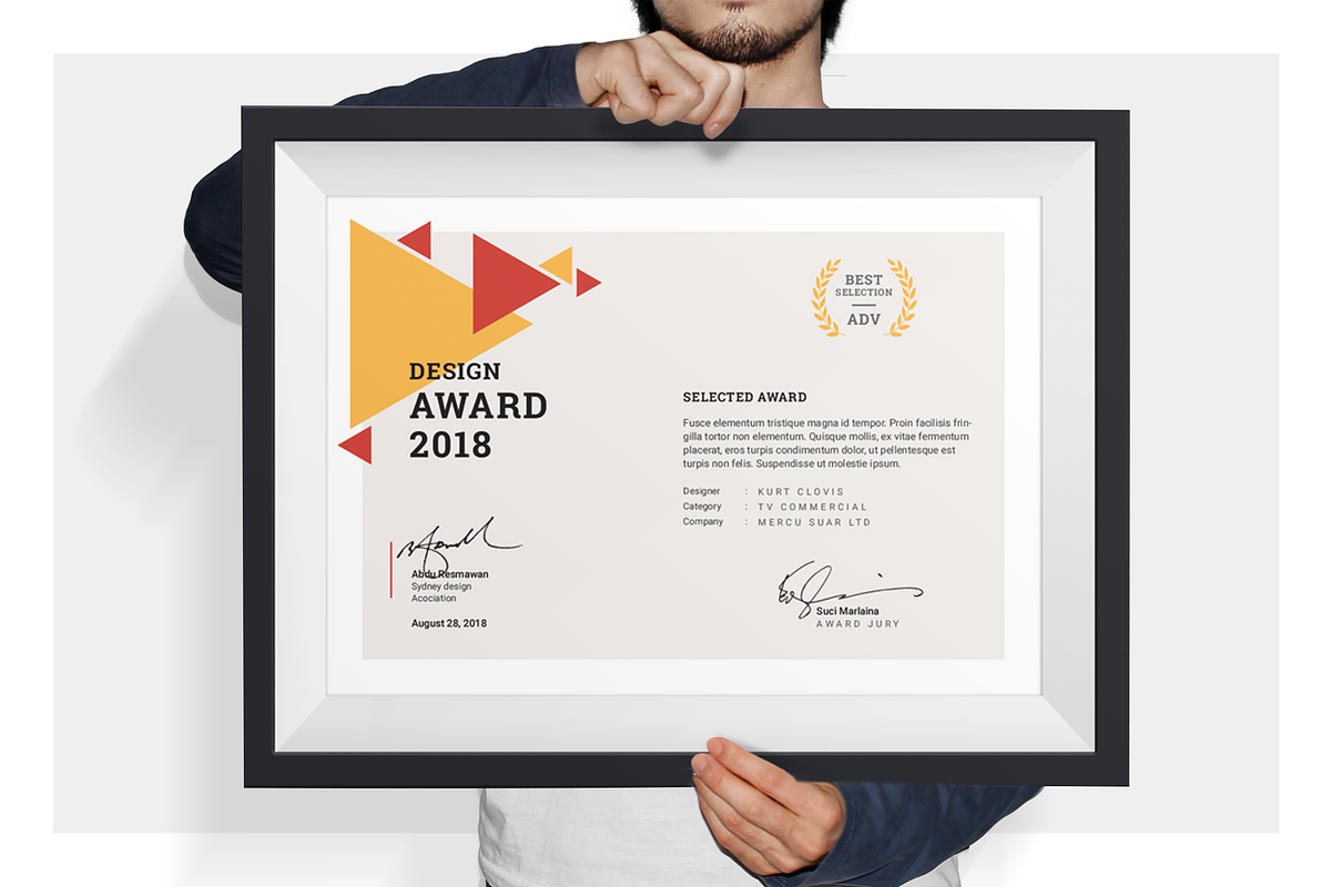 Certificate, a Stationery Template by silukEight (Photo 6 of 6)