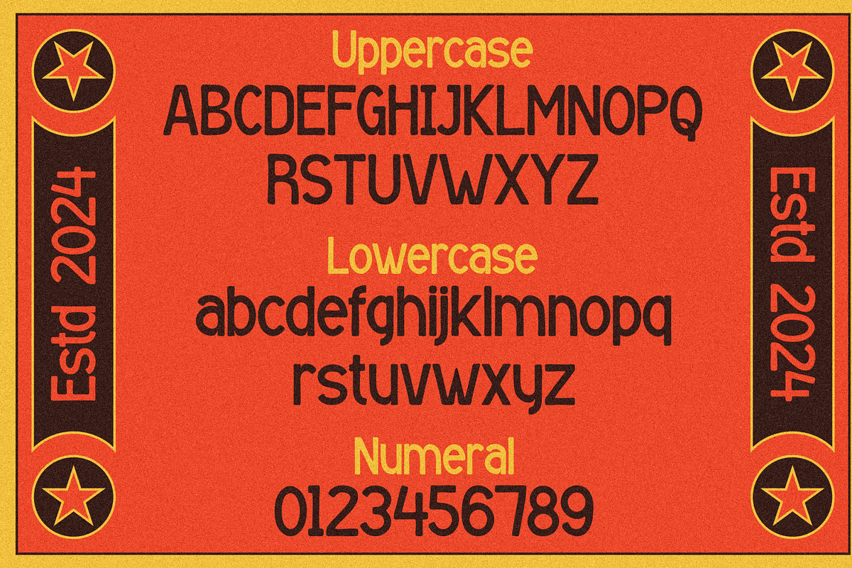 Proscate - Hand Lettered Retro, a Sans Serif Font by MaikoHatta (Photo 6 of 7)
