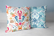 Sun and Sea. Vector Summer Patterns, a Pattern Graphic by Molly art (Thumbnail 4 of 21)