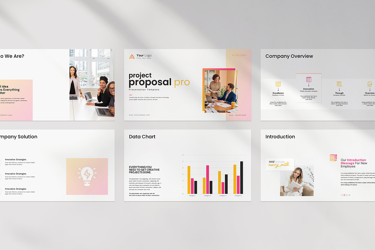 Project Proposal PowerPoint Template, a Presentation Template by evgenystudio (Photo 4 of 9)