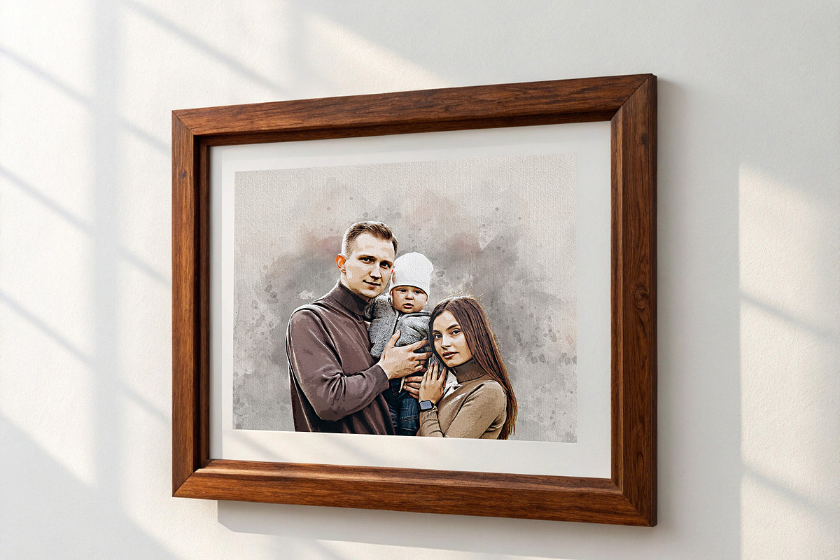 Costume Family Watercolor Art, an Action Add-On by MRI STUDIO (Photo 6 of 27)