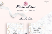 Crystalline Wedding Collection, an Invitation Template by ARg Design (Thumbnail 2 of 2)