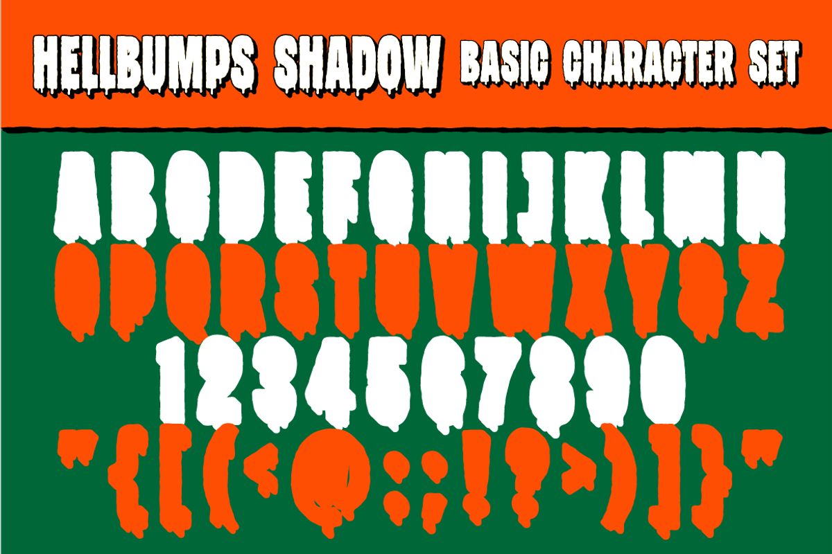 Hellbumps - Classic Horror Typeface, a Sans Serif Font by Roams Type (Photo 5 of 7)