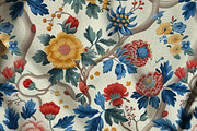Chinoiserie Floral Seamless Pattern, a Pattern Graphic by Olya Creative (Thumbnail 18 of 20)