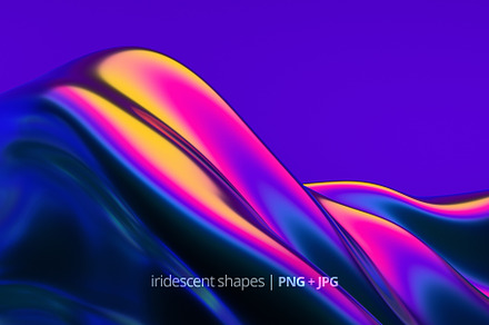 Iridescent shapes, a Texture Illustration by VAlex