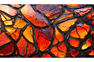 An intricate stained glass pattern, an Arts & Entertainment Photo by Igor Tichonow