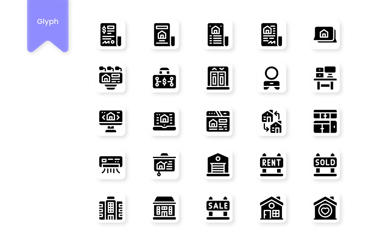 Real Estate Icons, an Icon by HacaStudio (Photo 3 of 3)