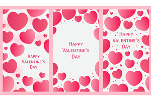 Valentines day hearts frames, story, a Background Graphic by sceptical cactus