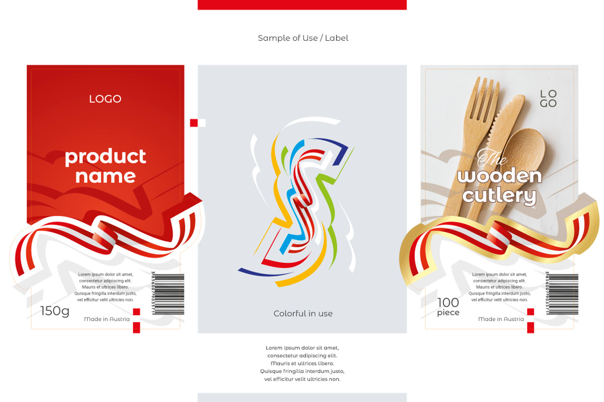 Austria flag ribbon vector, a Templates & Theme by Simbos (Photo 6 of 9)