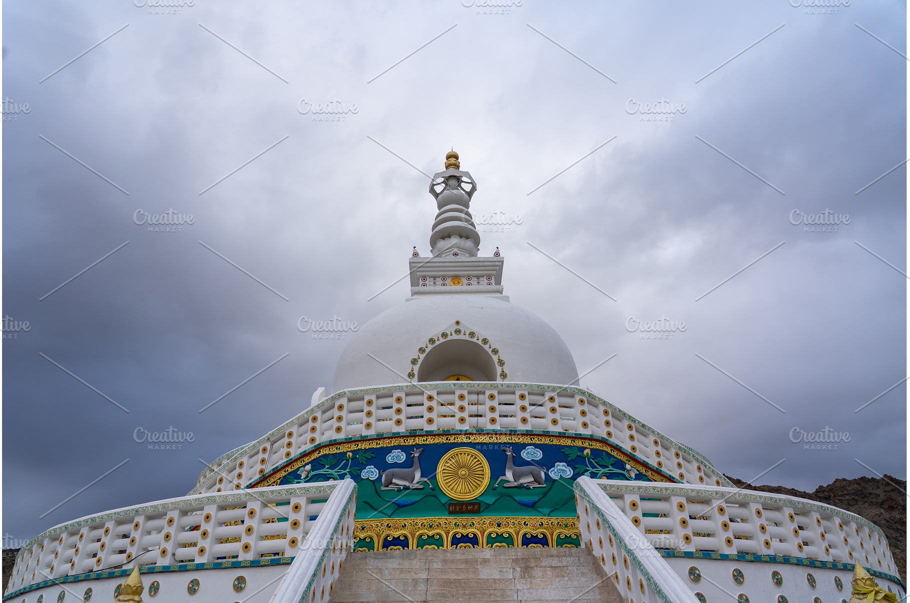 Shanti Stupa in Leh, Ladakh, an Architecture Photo by oliverfoerstner