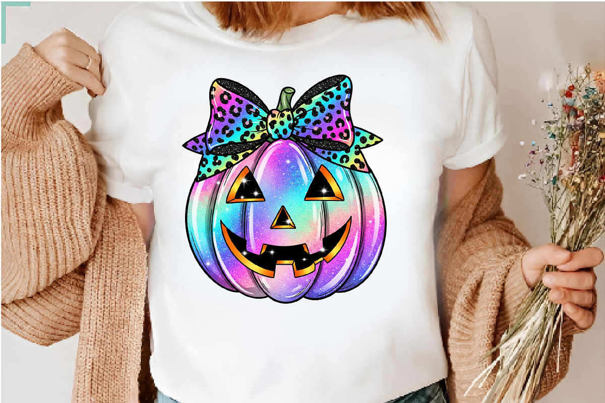 Neon Coquette Halloween Pumpkin PNG, an Illustration by Dream Creation (Photo 4 of 5)