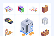 Law and Justice Isometric Icons, an Emoji Icon by Vectors Market (Thumbnail 8 of 10)