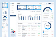 Learning Management System Dashboard, an UI Kit Template by peterdraw (Thumbnail 5 of 7)