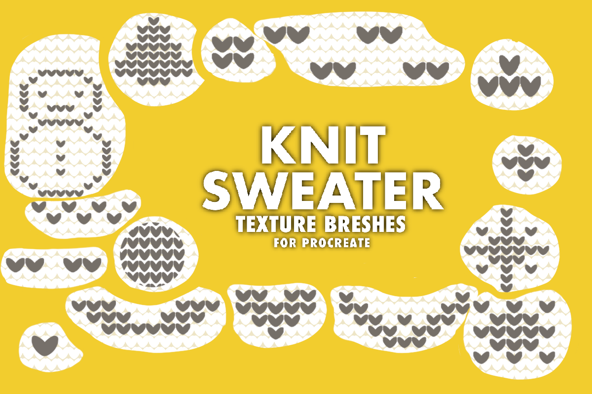 Christmas Knit Sweater Brushes, a Brush Add-On by CosmicMedium (Photo 3 of 4)