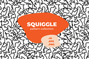 Squiggle Pattern Collection, a Pattern Graphic by Maddie Jensen Design (Thumbnail 1 of 7)