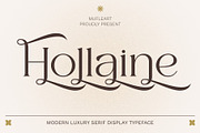 Hollaine - Luxury Serif Typeface, a Serif Font by Muflieart (Thumbnail 1 of 11)