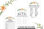 Bridal Shower Games, Set of 12, a Graphic by Wow Designs (Thumbnail 3 of 5)