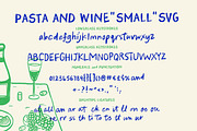 Pasta and Wine Bitmap SVG Font, a Handwritten Font by Nicky Laatz (Thumbnail 12 of 12)