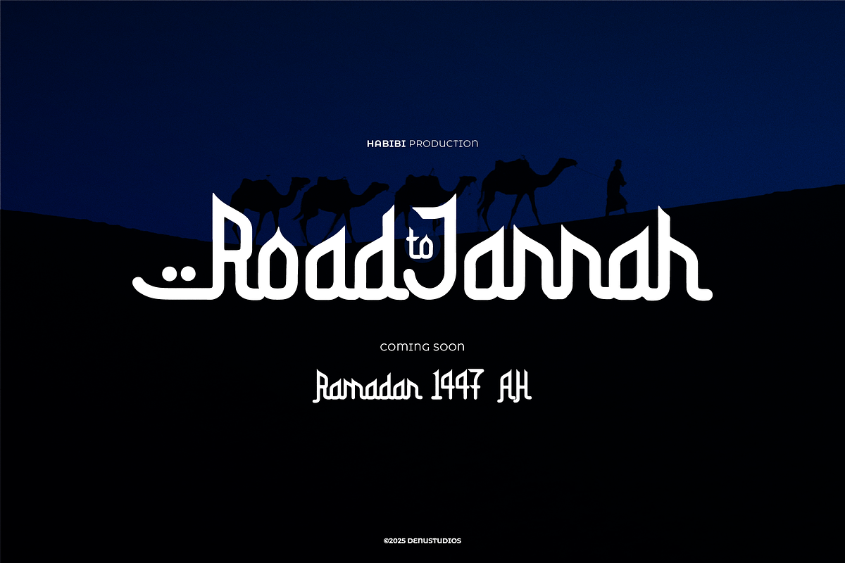 Firqatun Najah | Islamic Style Font, a Font by Denustudios (Photo 2 of 12)
