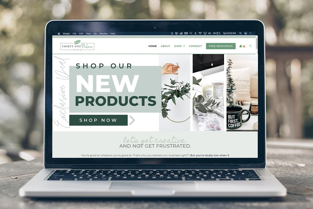Website Banners for Canva | Green, a Templates & Theme by Thirty One Palms Studio (Photo 4 of 8)
