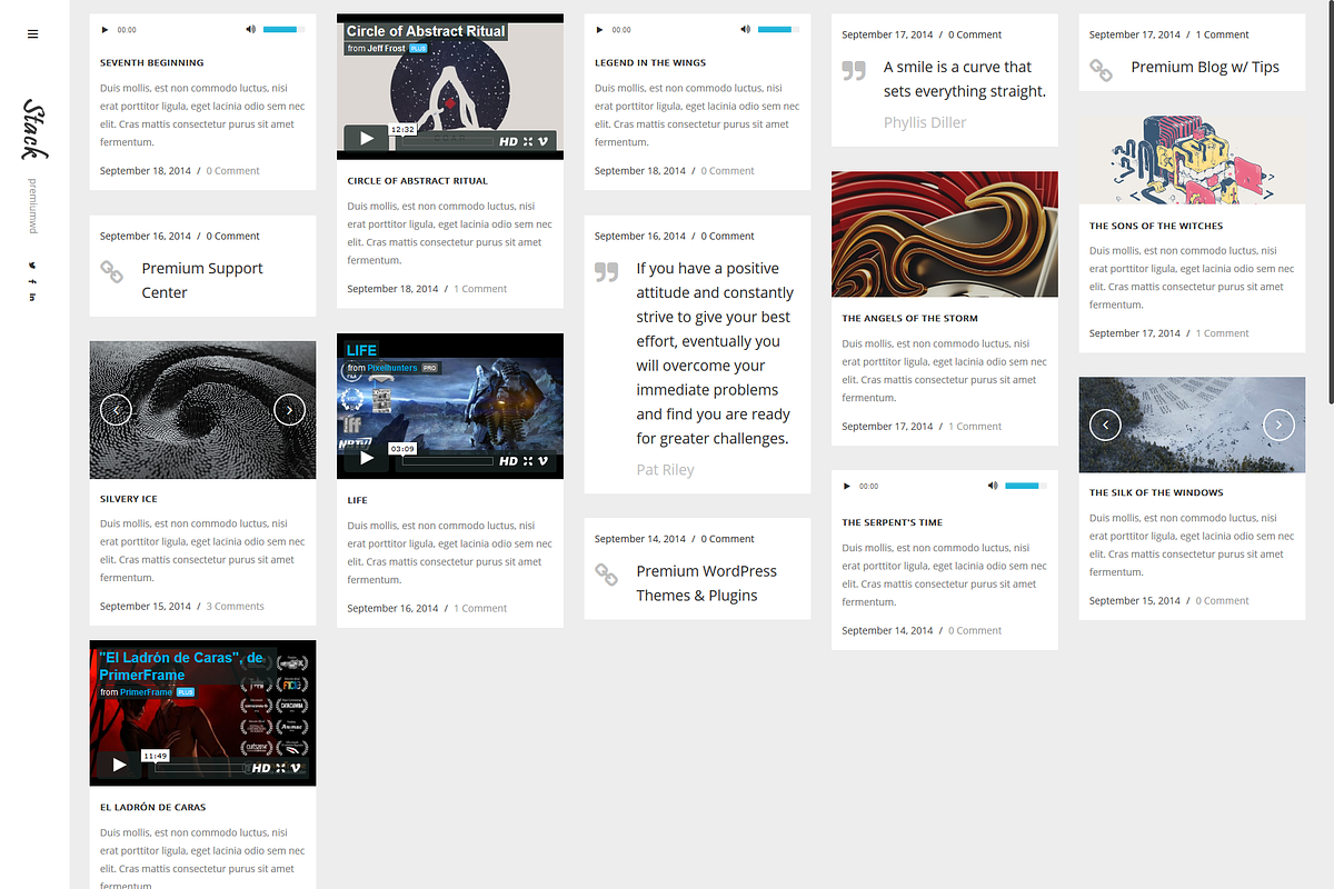 Stack | Portfolio Template, a WordPress Template by premiumwd (Photo 5 of 6)