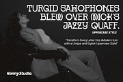 Modern World Experimental Font, a Slab Serif Font by Ronny Studio (Thumbnail 7 of 9)