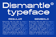 Dismantle - A Modern Sans Serif, a Sans Serif Font by Marvadesign (Thumbnail 3 of 7)