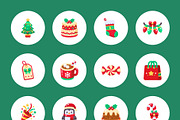 75 Christmas Flat Icons, an Emoji Icon by Prosymbols (Thumbnail 9 of 10)